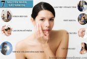 7 Nguyên nhân gây nám da