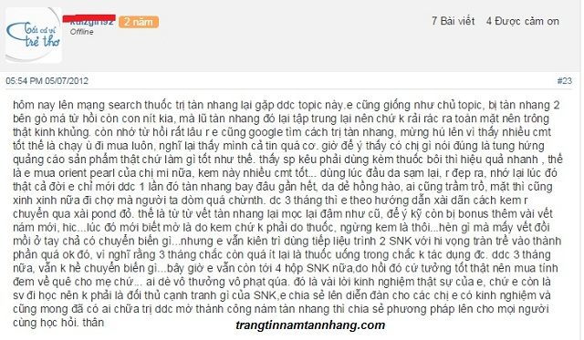 Review kem Sắc Ngọc Khang