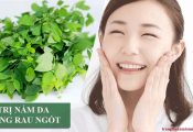 Cách trị nám da bằng rau ngót