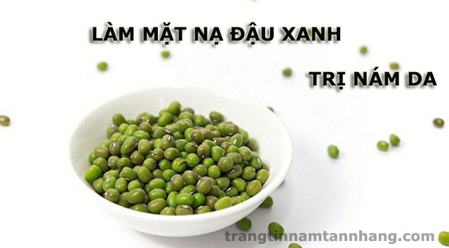 Hướng dẫn làm mặt nạ đậu xanh trị nám