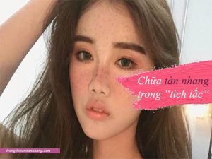 trị tàn nhang bằng cà chua