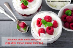 cách trị tàn nhang bằng sữa chua