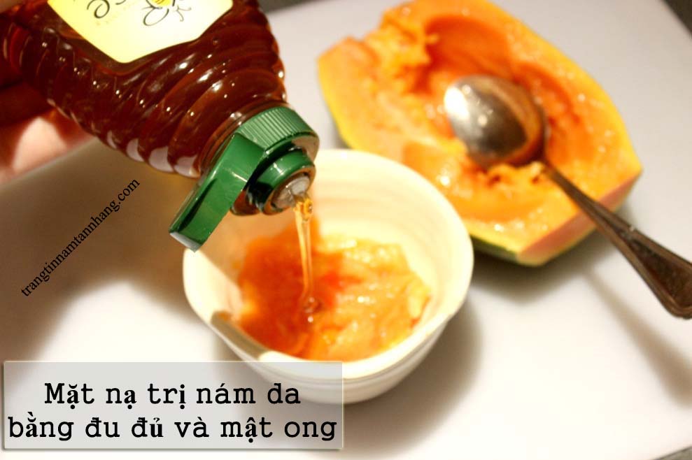 Mặt nạ trị nám da bằng đu đủ