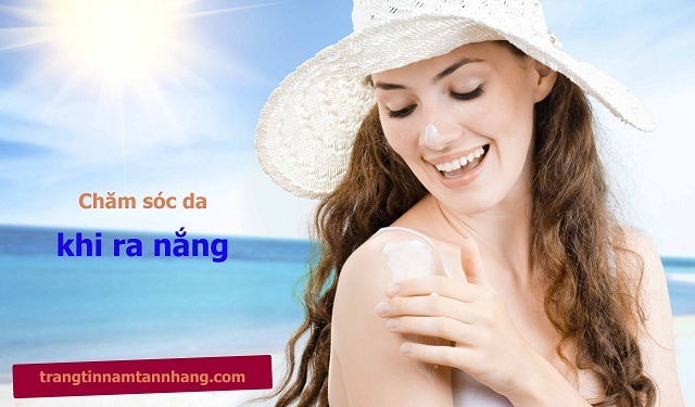 Chăm sóc da nám dưới ánh nắng mặt trời