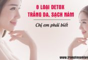 8 loại nước detox trắng da sạch nám