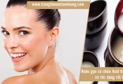 trị nám tàn nhang bằng rượu gạo