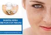 Cách dùng baking soda trị nám tàn nhang