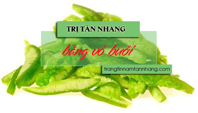 Cách trị tàn nhang bằng vỏ bưởi