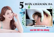 5 bước chăm sóc da sau khi đốt tàn nhang