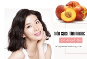 Xóa sạch tàn nhang bằng quả đào