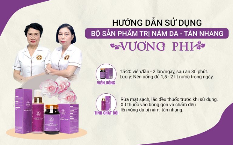 Cách sử dụng bộ sản phẩm Vương Phi