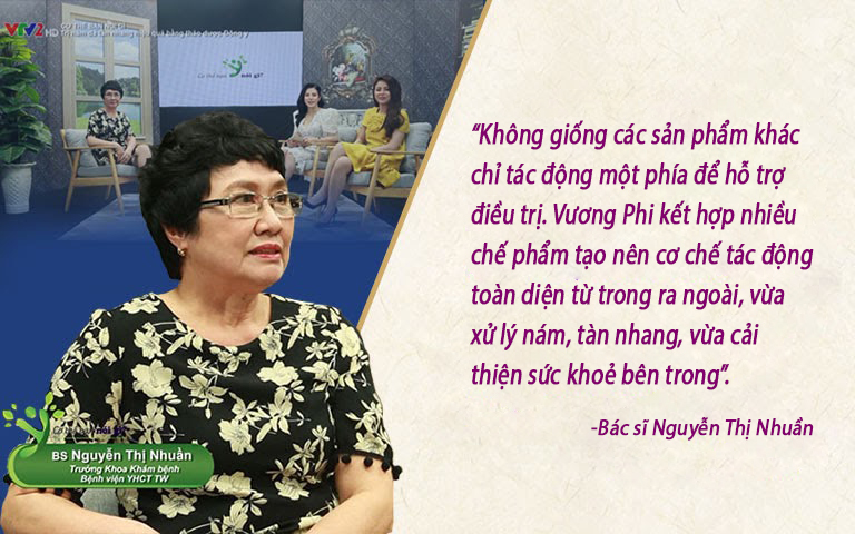 Đánh giá của bác sĩ Nguyễn Thị Nhuần về Liệu trình xử lý nám Vương Phi