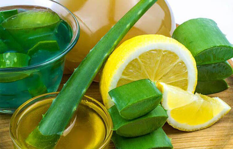 Nha đam kết hợp chanh tươi tăng khả năng làm trắng da